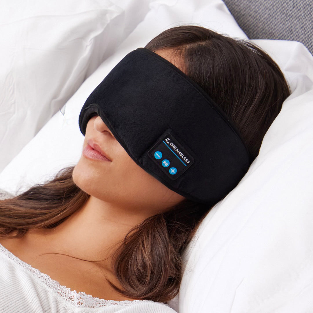 SoundSleep™ Bluetooth Sleep Mask – Wireless Headphones & Light-Blocking Eye Mask for Travel, Meditation & Deep Sleep - TARHUS