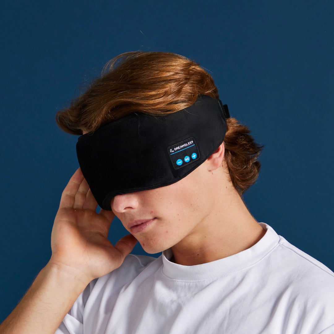 SoundSleep™ Bluetooth Sleep Mask – Wireless Headphones & Light-Blocking Eye Mask for Travel, Meditation & Deep Sleep - TARHUS