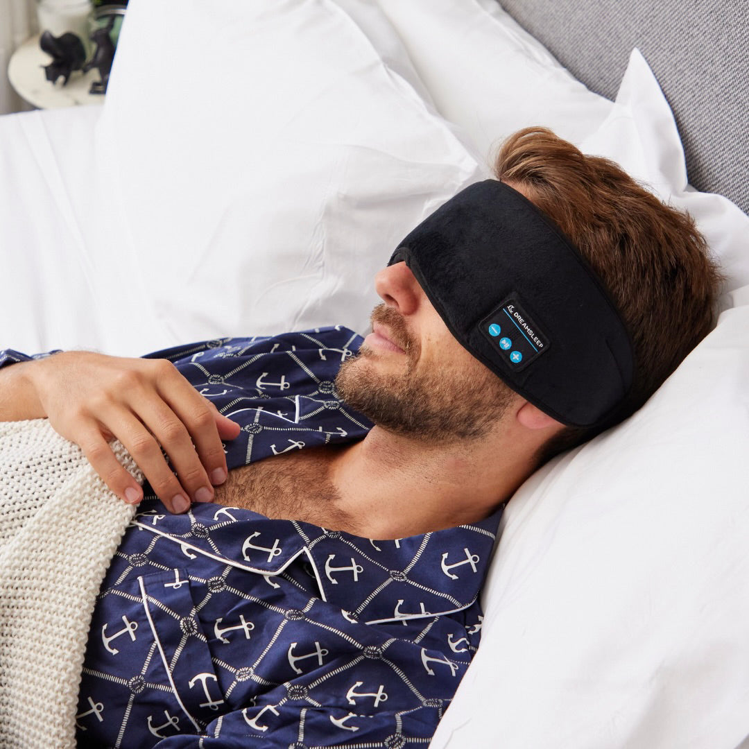 SoundSleep™ Bluetooth Sleep Mask – Wireless Headphones & Light-Blocking Eye Mask for Travel, Meditation & Deep Sleep - TARHUS