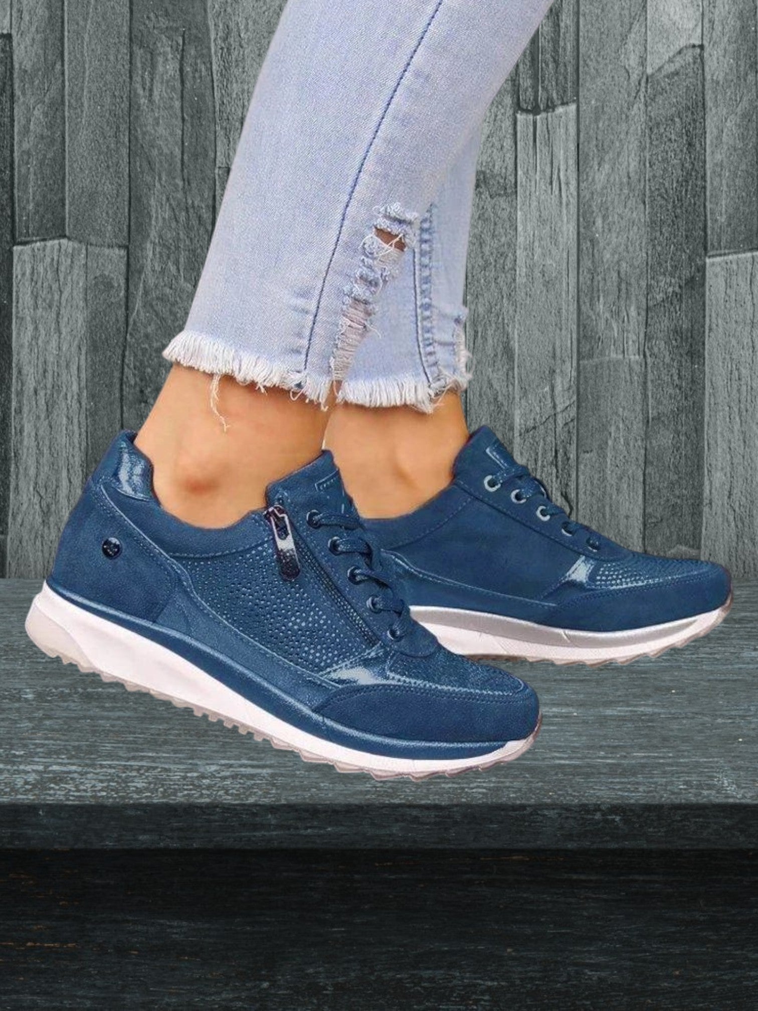 Gabor | Stylish Zip-Up Orthopedic Sneakers for Women - TARHUS