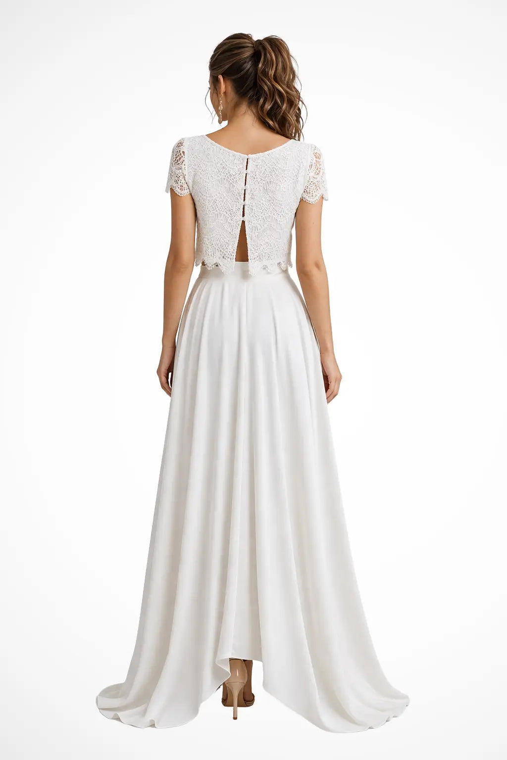 Elaris | Women Lace Top Maxi Skirt Wedding Guest Bridal Set TARHUS  Women Dress