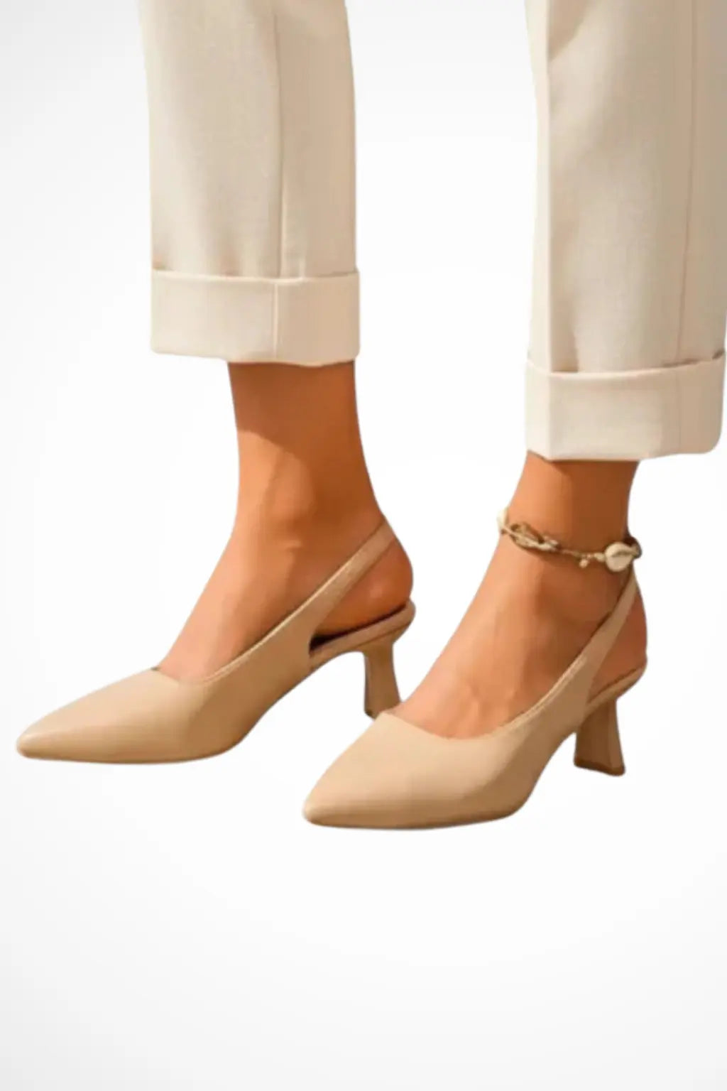 Octavia | Women Pointed Toe Slingback Kitten Heels TARHUS  Women's Shoes