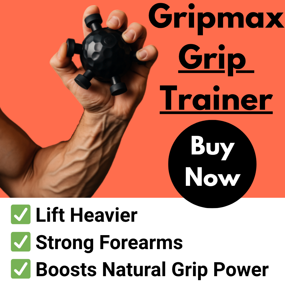 Gripmax Grip Trainer – Hand Strengthener for Forearm Workout, Grip Power TARHUS  Grip Trainer