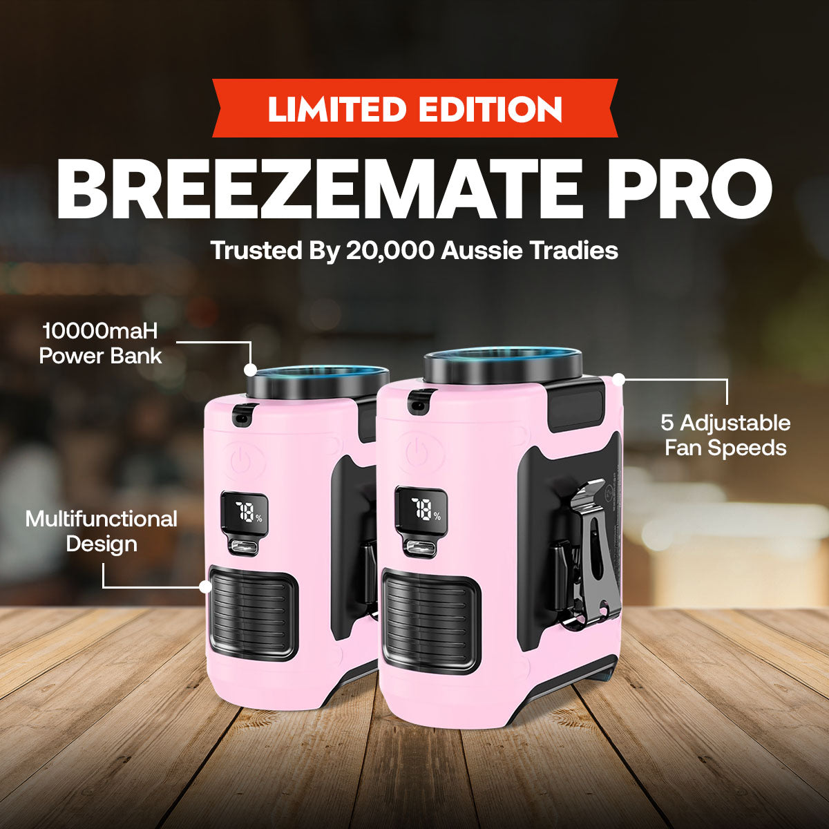 The BreezeMate Pro | Best Portable Waist Fan – Stay Cool Anywhere TARHUS  BreezeMate Pro