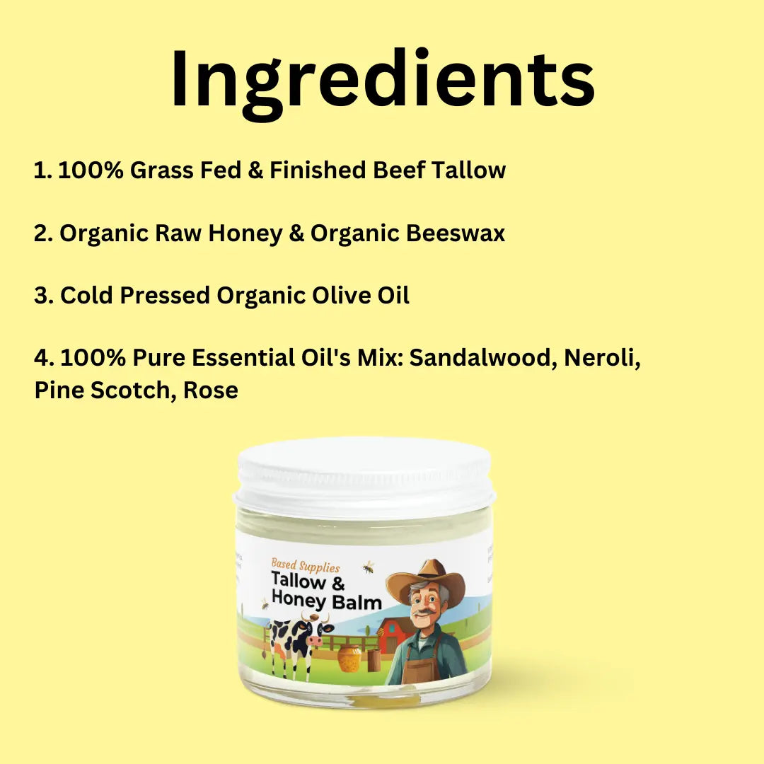 Tallow & Honey Balm - 2 oz TARHUS