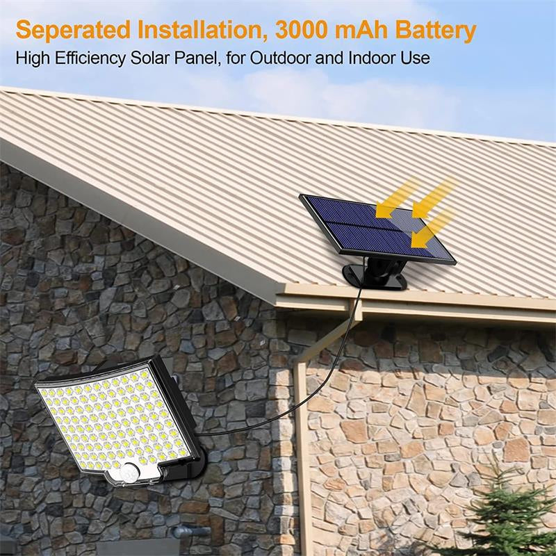 LED Solar Outdoor Light with Motion Sensor – Waterproof Wall-Mounted Security Light for Garden, Patio & Driveway - TARHUS