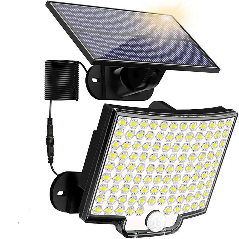 LED Solar Outdoor Light with Motion Sensor – Waterproof Wall-Mounted Security Light for Garden, Patio & Driveway - TARHUS