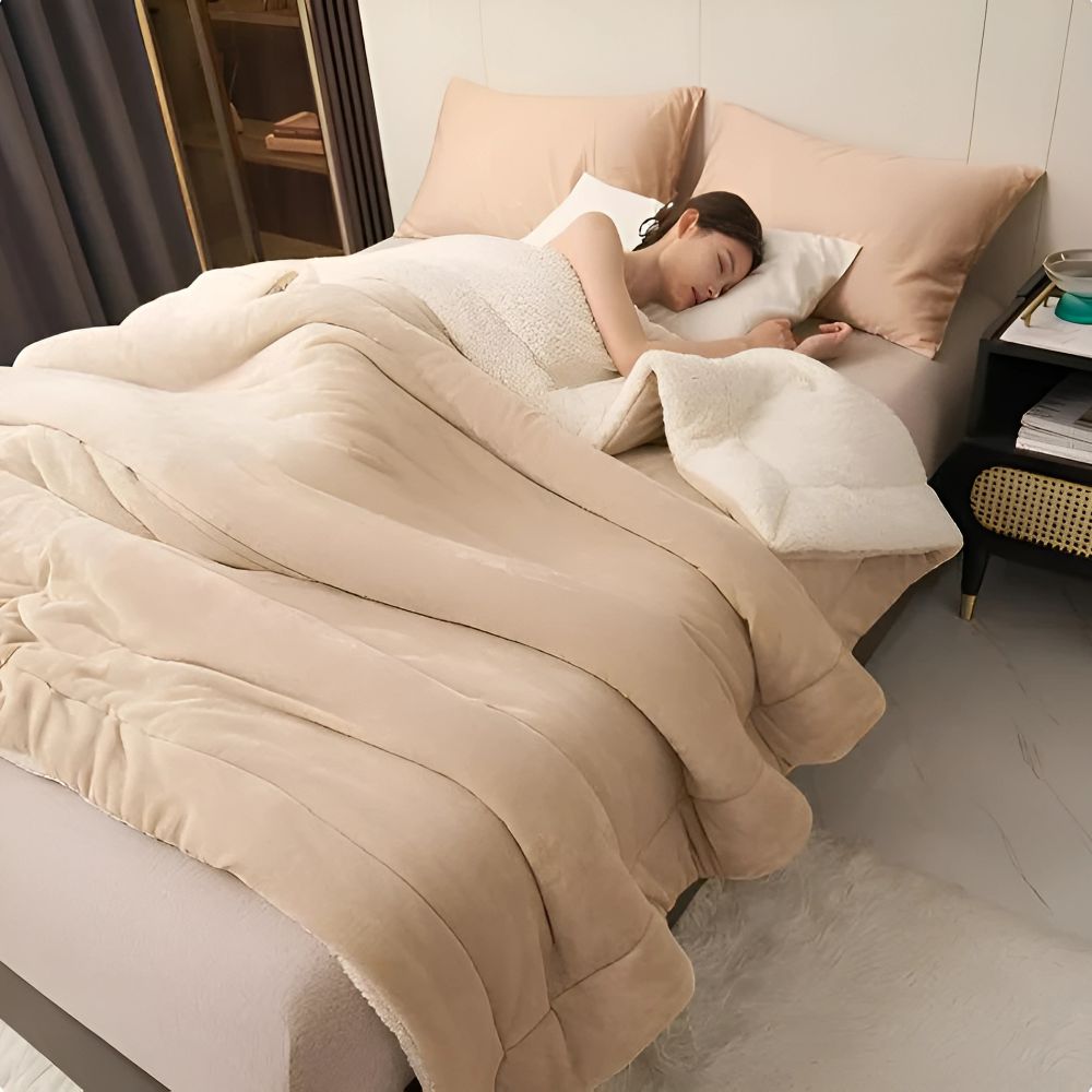 Luxurious Flannel Fleece Blanket - Plush, Warm, and Machine Washable Fluffy Throw in Multiple Sizes TARHUS  Bedding