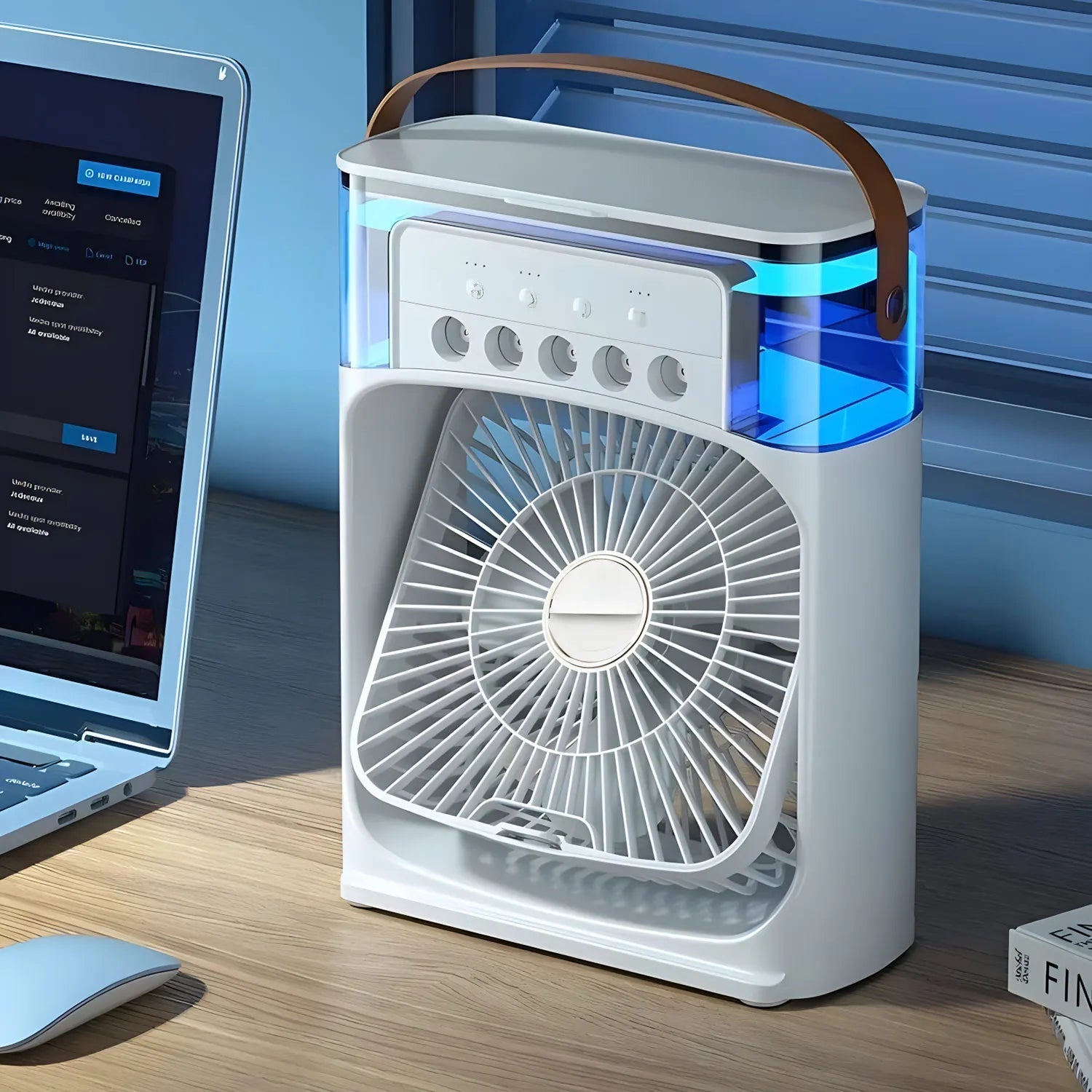 Luxyecs | AirCooler Pro – 3-in-1 Fan, Mini Air Conditioner & Humidifier with LED Light