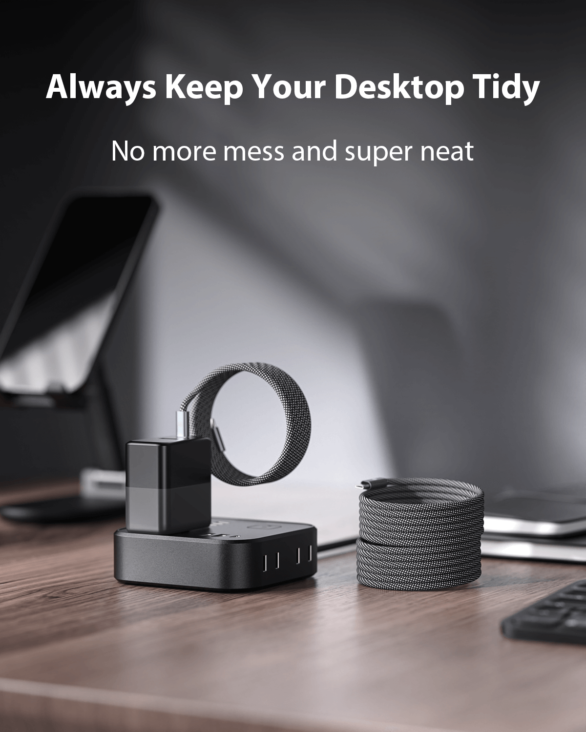 MagCable | Magnetic Anti-Tangle Charging Cable – Fast Charging & Data Transfer TARHUS