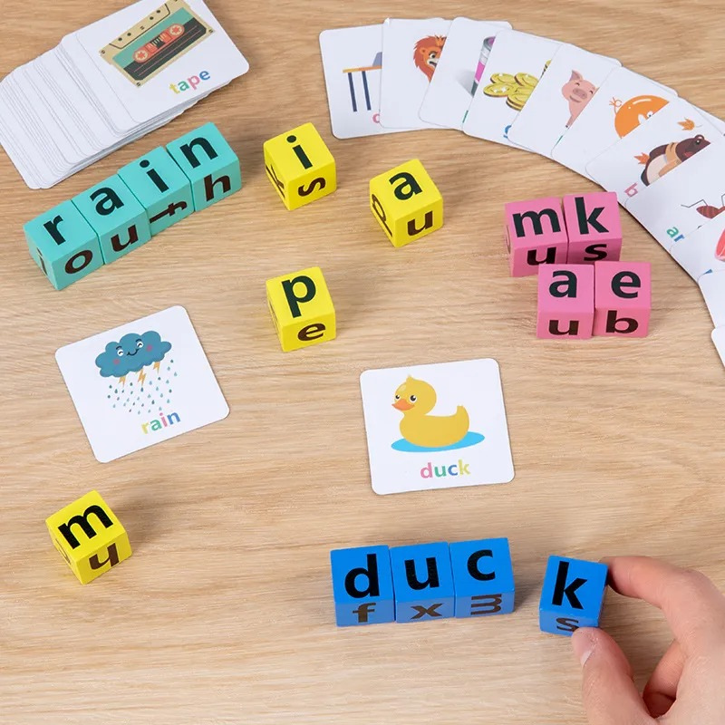 WordRace | Montessori Reading & Word-Building Toy