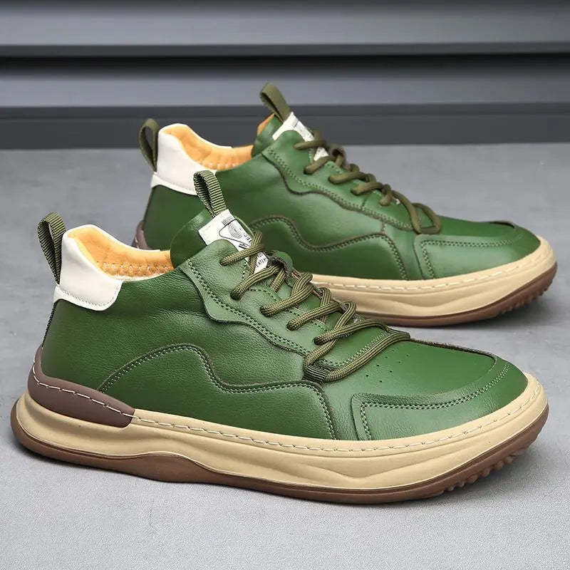 Del Piero | Italiana Leather Sneakers - TARHUS