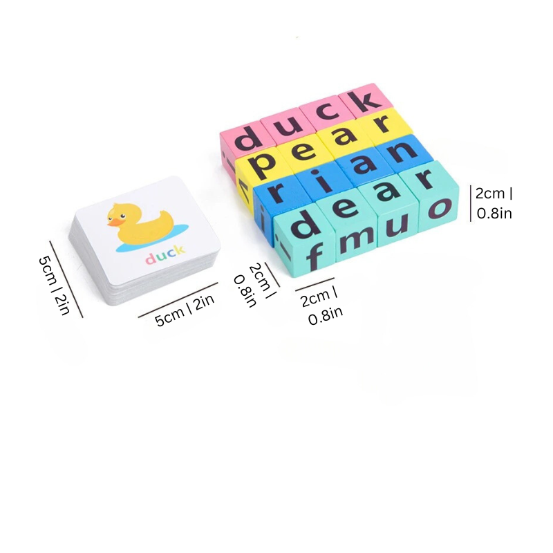 WordRace | Montessori Reading & Word-Building Toy