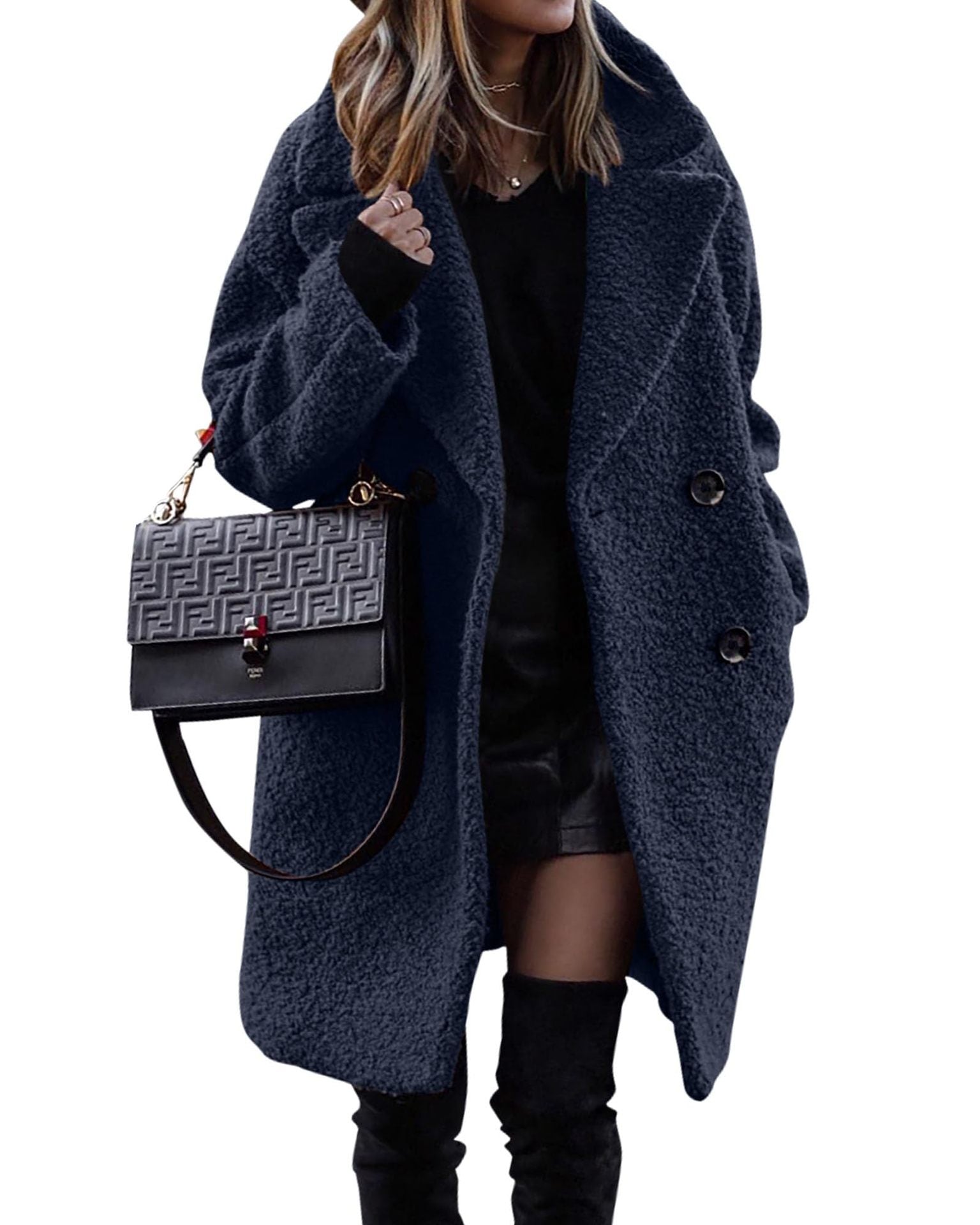 Amanda - Long Plush Women’s Coat