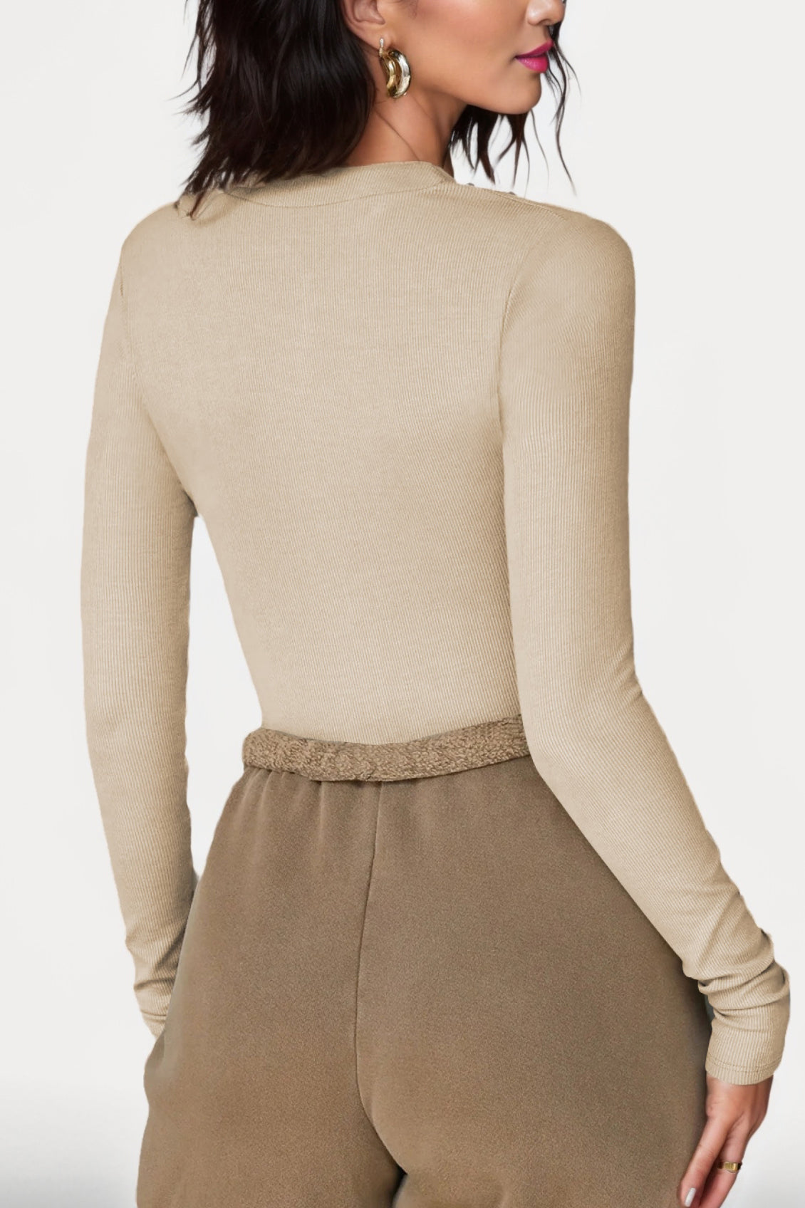Zip Up Long Sleeve Bodysuit - TARHUS