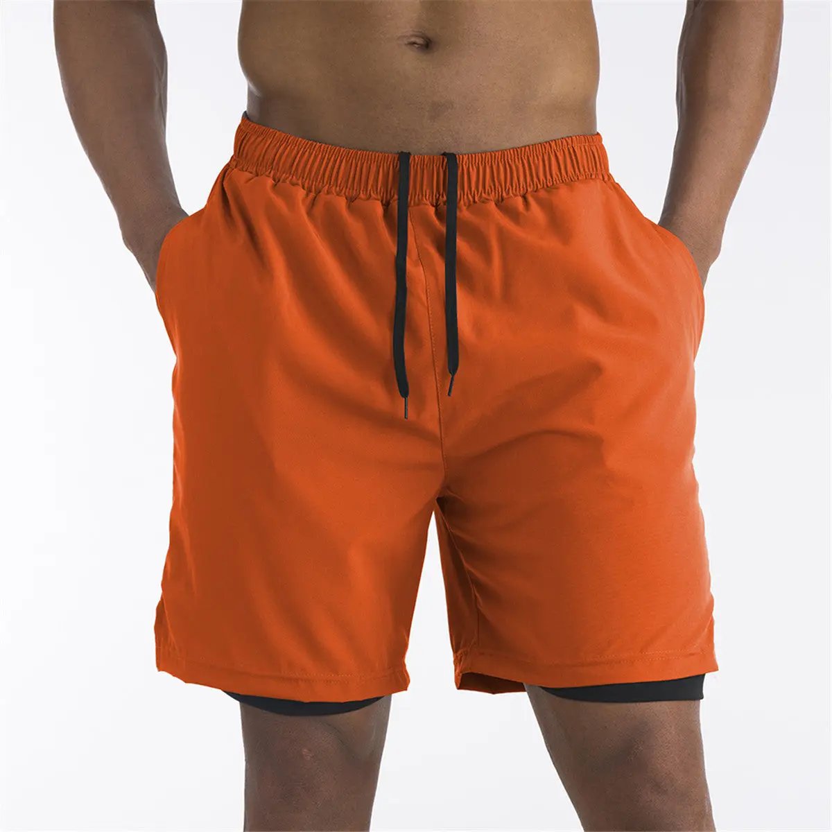 Running Shorts with Liner & Phone Pocket – Comfort & Functionality TARHUS  Sportbroek man