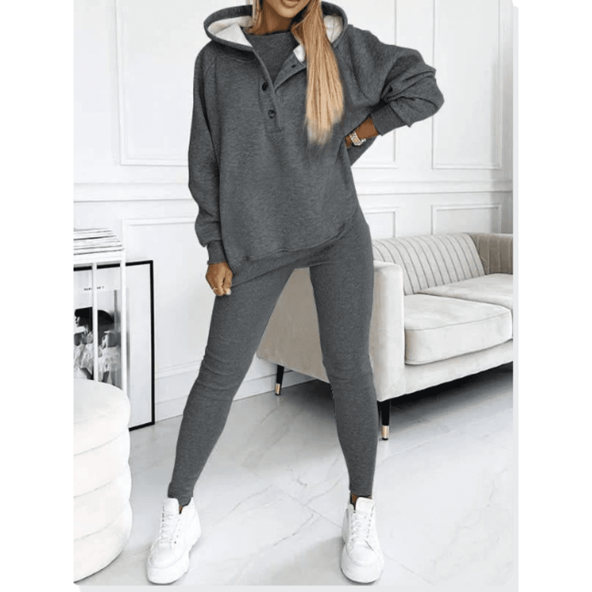 Anna - Casual Hooded & Sweatshirt Suit