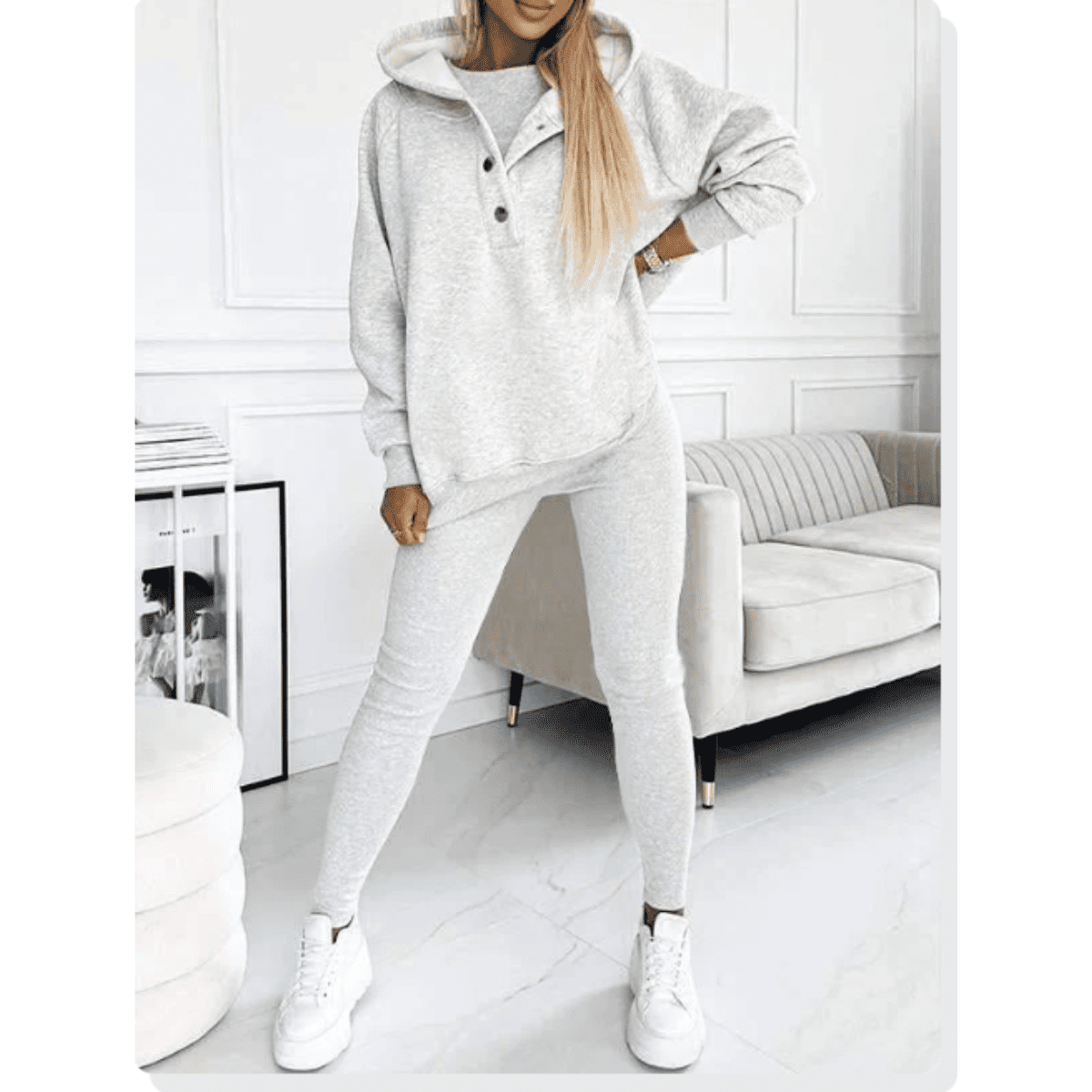 Anna - Casual Hooded & Sweatshirt Suit