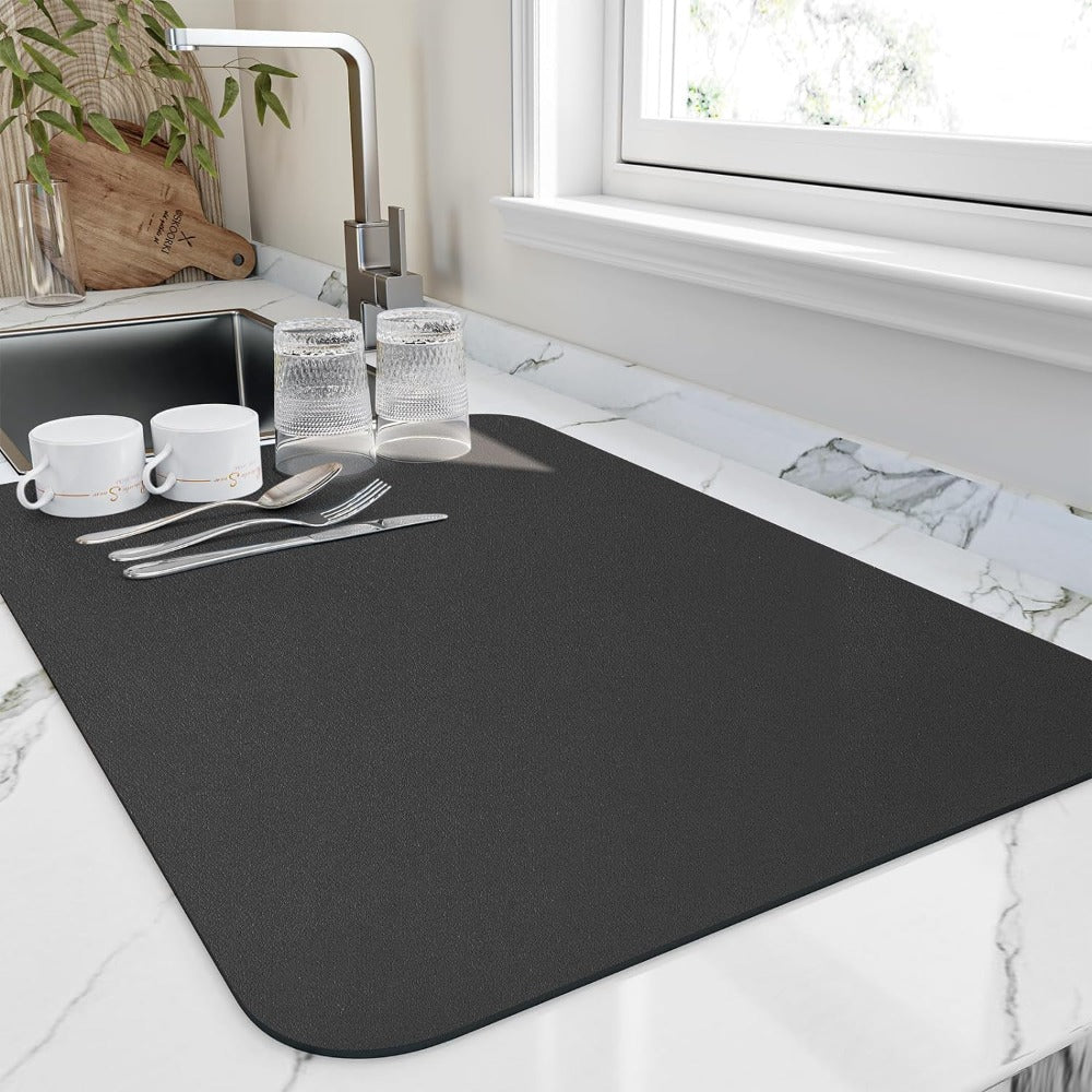 Ultra-Absorbent Quick Dry Kitchen Dish Mat TARHUS  Home Decor