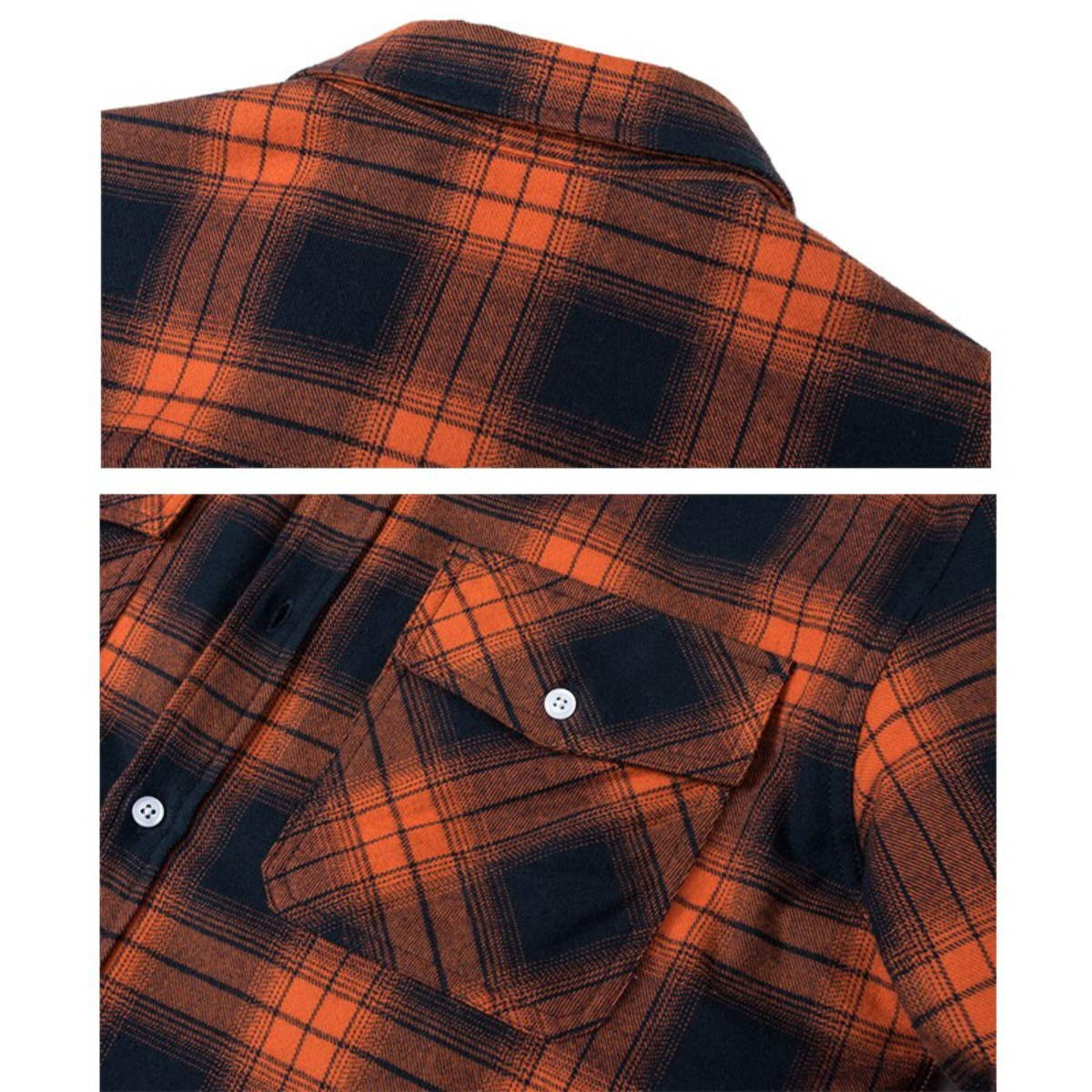 Checked Men’s Winter Coat – Wool-Blend Jacket - TARHUS