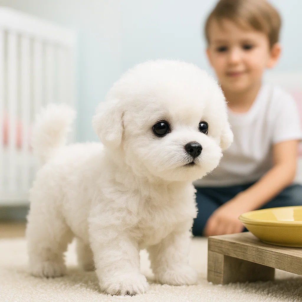 Pawra | Realistic Interactive Plush Puppy – Eco-Friendly Lifelike Toy Dog