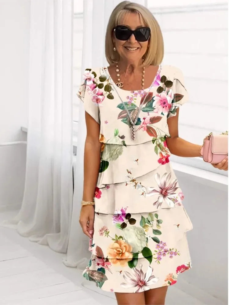 Helena | Elegant Comfort Ruffle Dress TARHUS