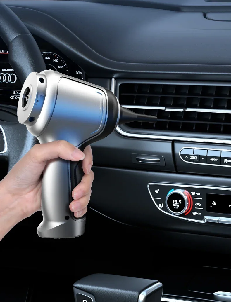 High-Power Cordless Car Vacuum Cleaner – Rechargeable, Portable Handheld - TARHUS