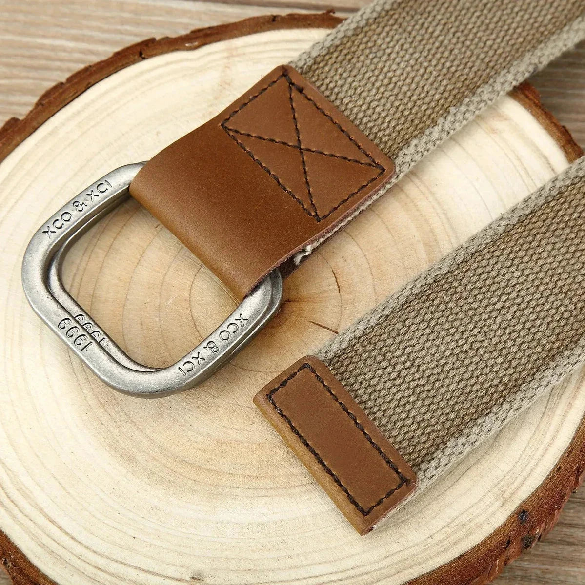 Men’s Katana Belt | Japanese Style – Canvas & Leather Casual Belt TARHUS  Men's Apparel