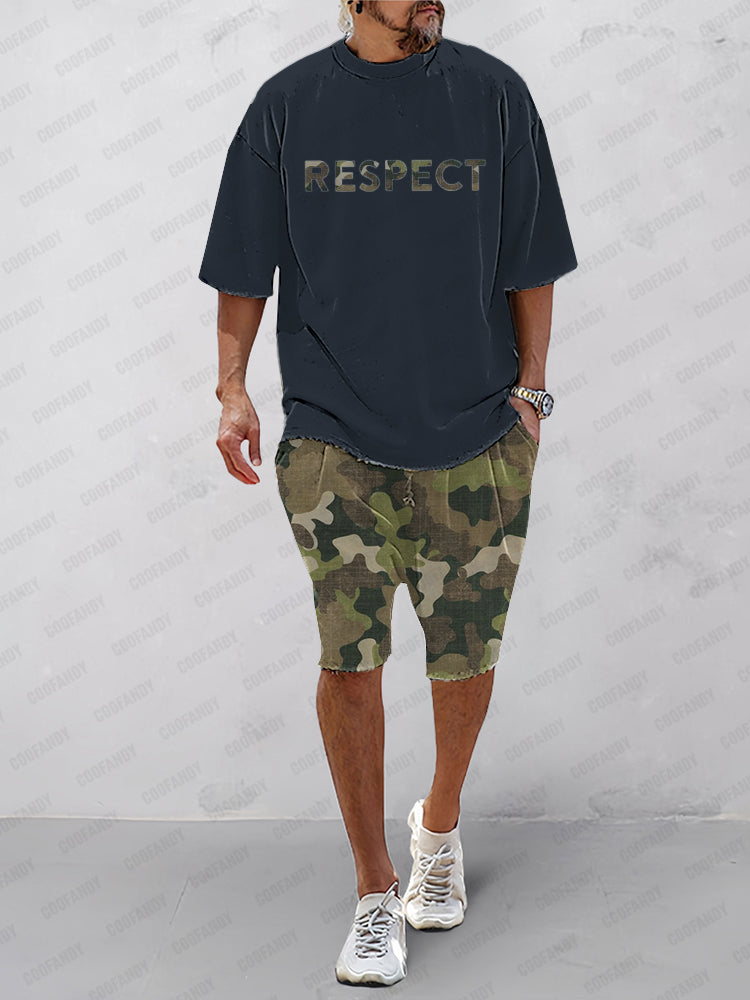 Athleisure Camo Print 2-Piece Set - TARHUS