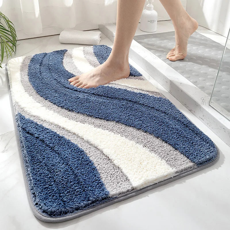 Cashmere Organic Weave Bath Rug – Ultra-Soft, Non-Slip, Bathroom Mat TARHUS