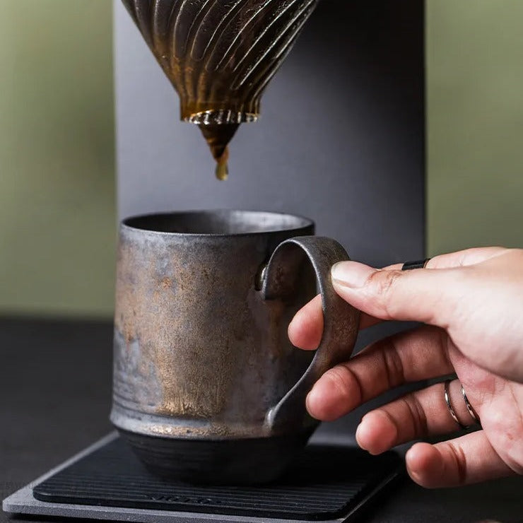 Rustic Harvest Mug | Handcrafted Ceramic Coffee Cup – Vintage Style TARHUS  Kitchen & Dining