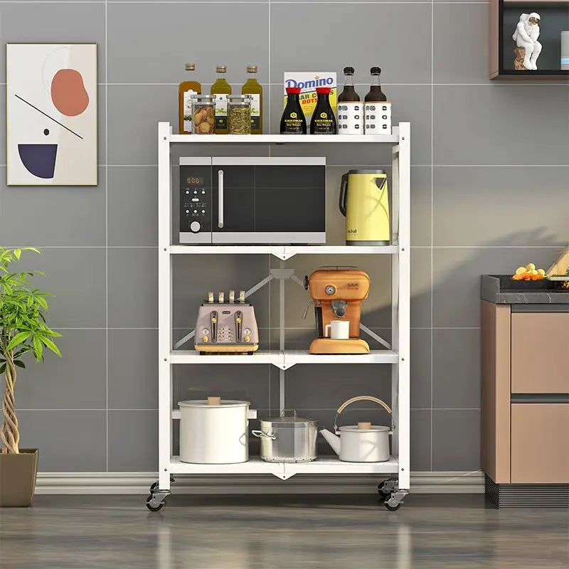 FlexiRack - Foldable Multi-Tier Storage Shelf - TARHUS