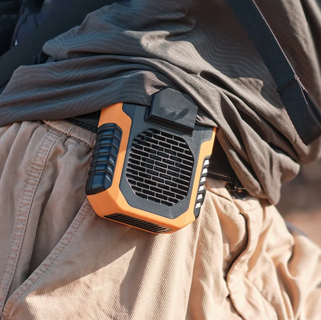 BreezeMate Portable Waist Fan | Hands-Free Cooling for Work & Outdoors TARHUS  Portable Waist Fan