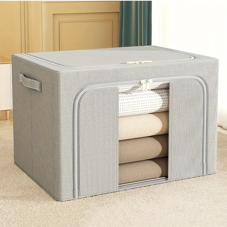 STACKABLE LINEN STORAGE BOXES - TARHUS