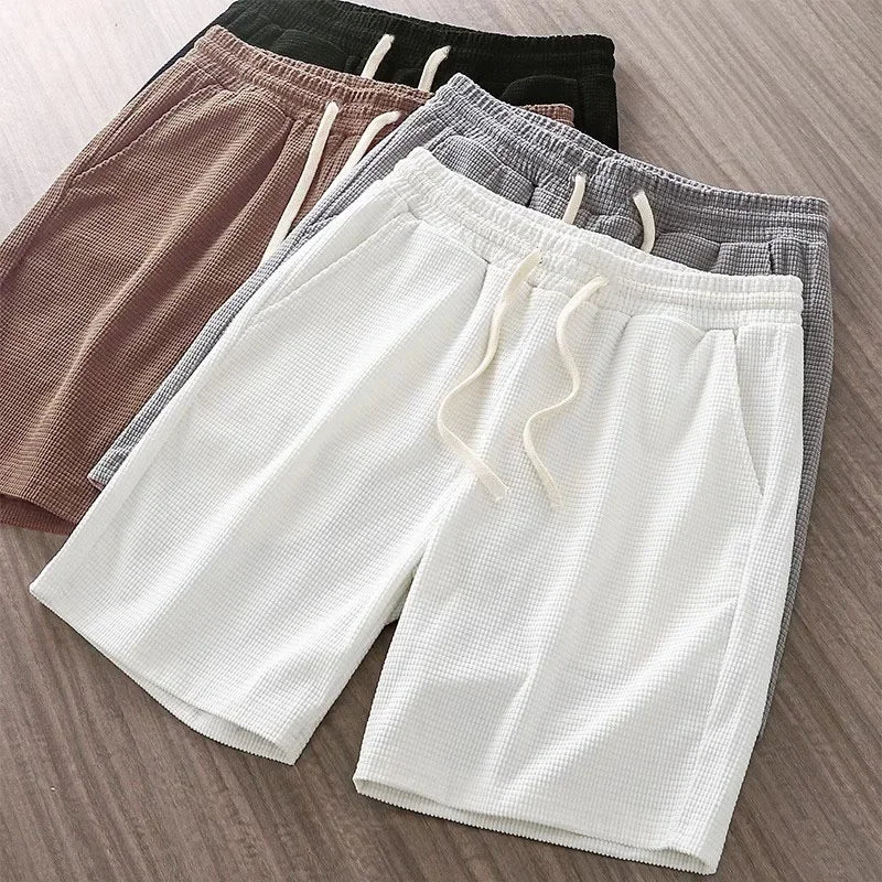 Crest | Waffle Knit Shorts – Soft Breathable Casual Lounge Shorts TARHUS