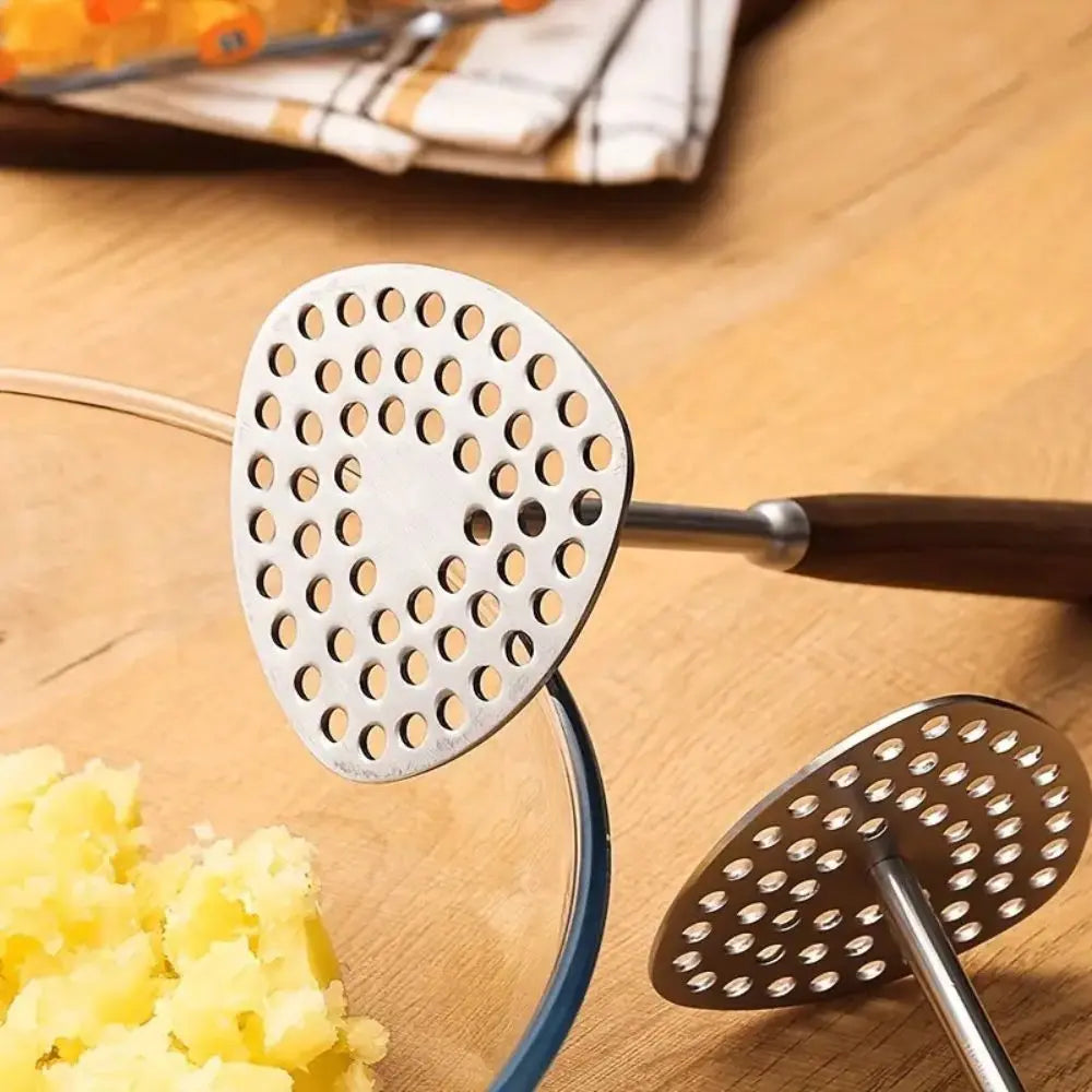 Stainless Steel Potato Masher | Smooth Results – Ergonomic Grip TARHUS  Kitchen Accessories