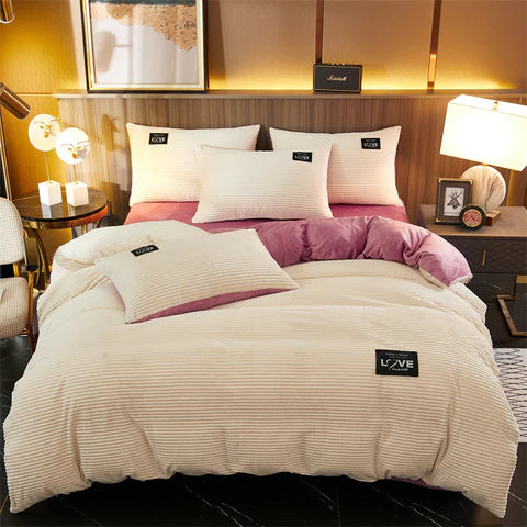 Velvet Fleece Blanket Cover for Ultimate Comfort – Soft, Warm, and Cozy Bedding Solution TARHUS  Bedding
