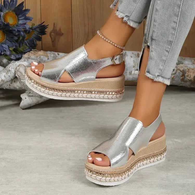 Kelly™ | Fashionable Open Toe Wedge Heel Walking Sandals