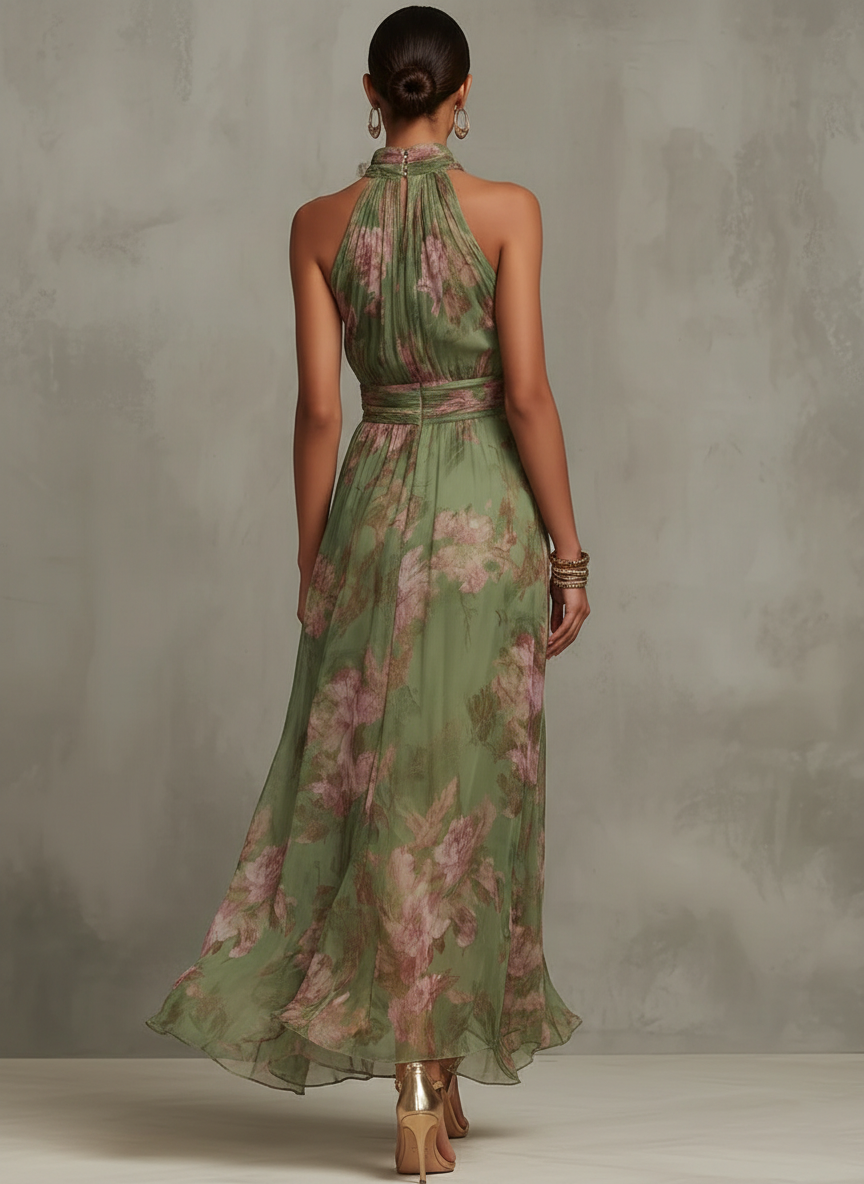 Sophie | Elegant Floral Summer Dress TARHUS  Floral Dresses