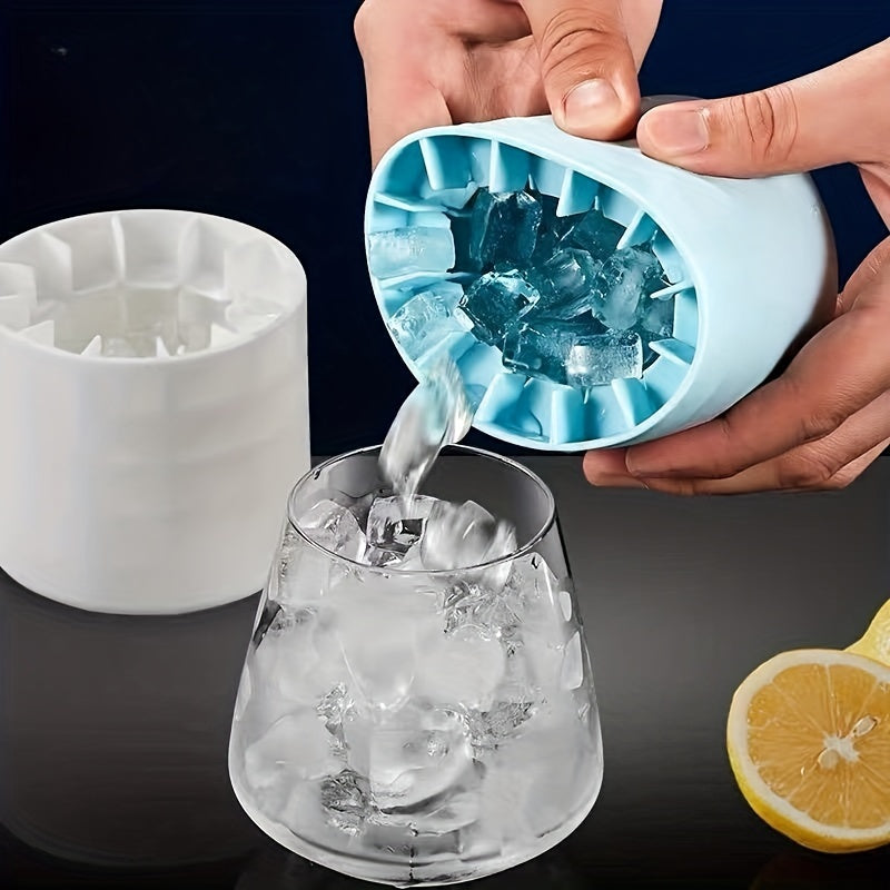 [Up to 60 Easy-Release Cubes] 1pc, Make Perfectly-Shaped Ice Cubes With This Easy-Release Silicone Ice Cube Mold - Holds Up To 60 Cubes! Kitchen Accessories TARHUS