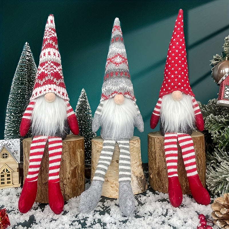 Festive Christmas Gnome Decoration – Whimsical Holiday Dwarfs for Cozy Winter Charm TARHUS