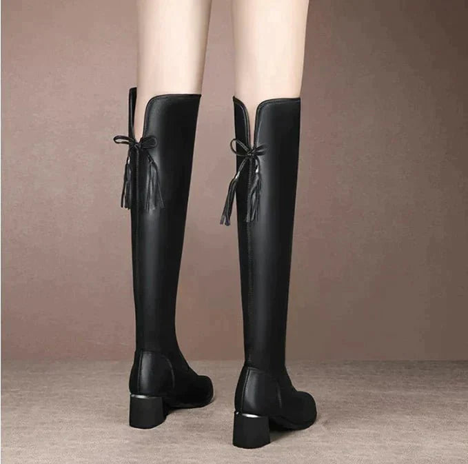 Aurora - Winter Leather Boots - nubuso