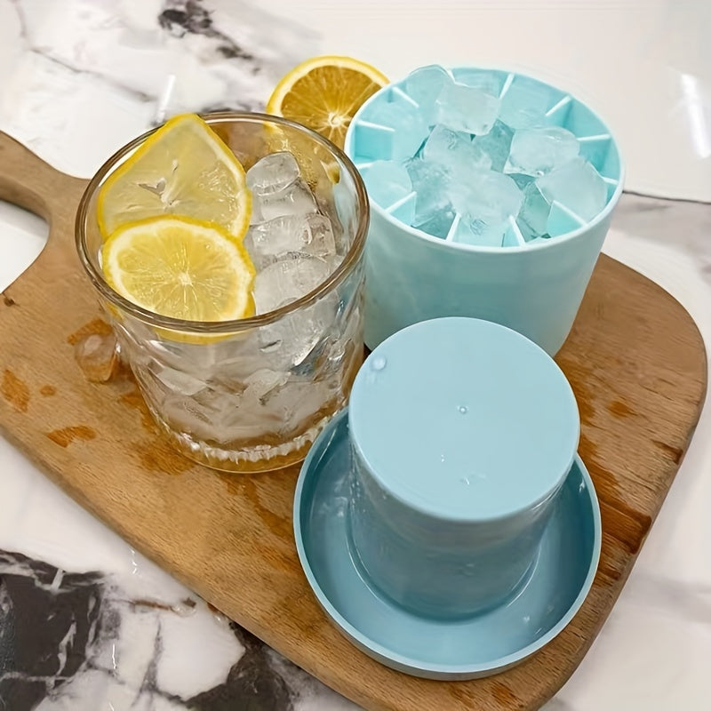[Up to 60 Easy-Release Cubes] 1pc, Make Perfectly-Shaped Ice Cubes With This Easy-Release Silicone Ice Cube Mold - Holds Up To 60 Cubes! Kitchen Accessories TARHUS