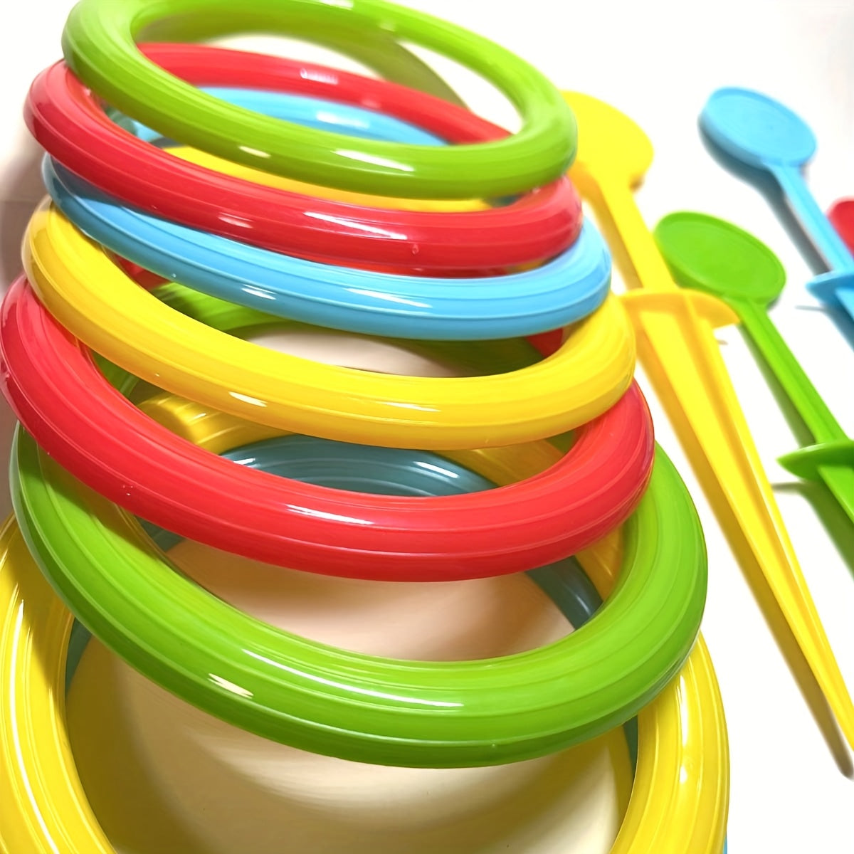 12PCS Ring Toss Game Set – Classic Outdoor Lawn & Beach Game for Kids and Adults TARHUS