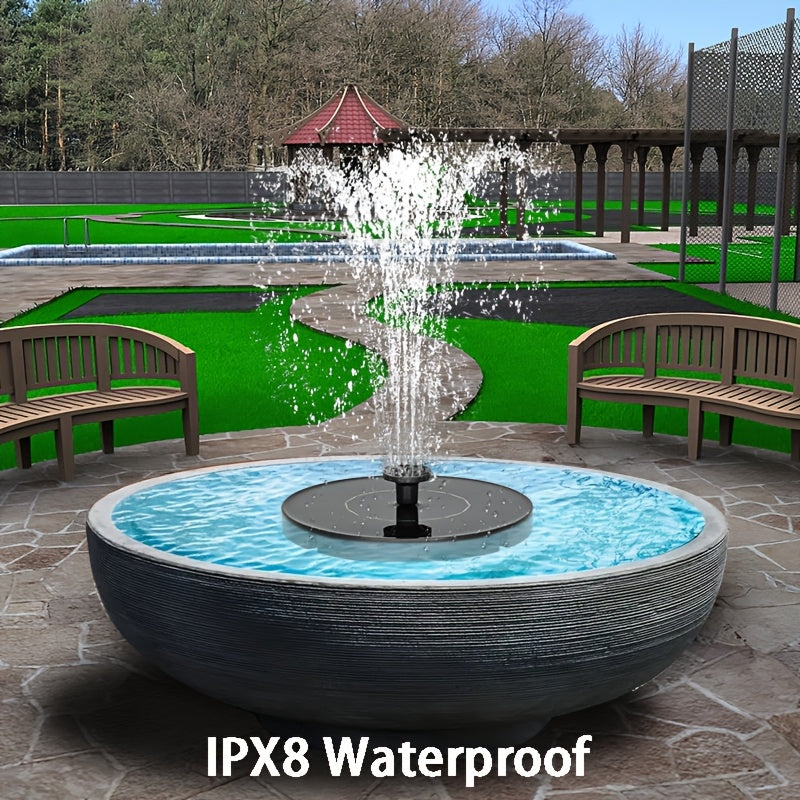 Solar Fountain Pump for Bird Baths & Ponds – Solar Powered, Eco-Friendly Garden Decoration - TARHUS