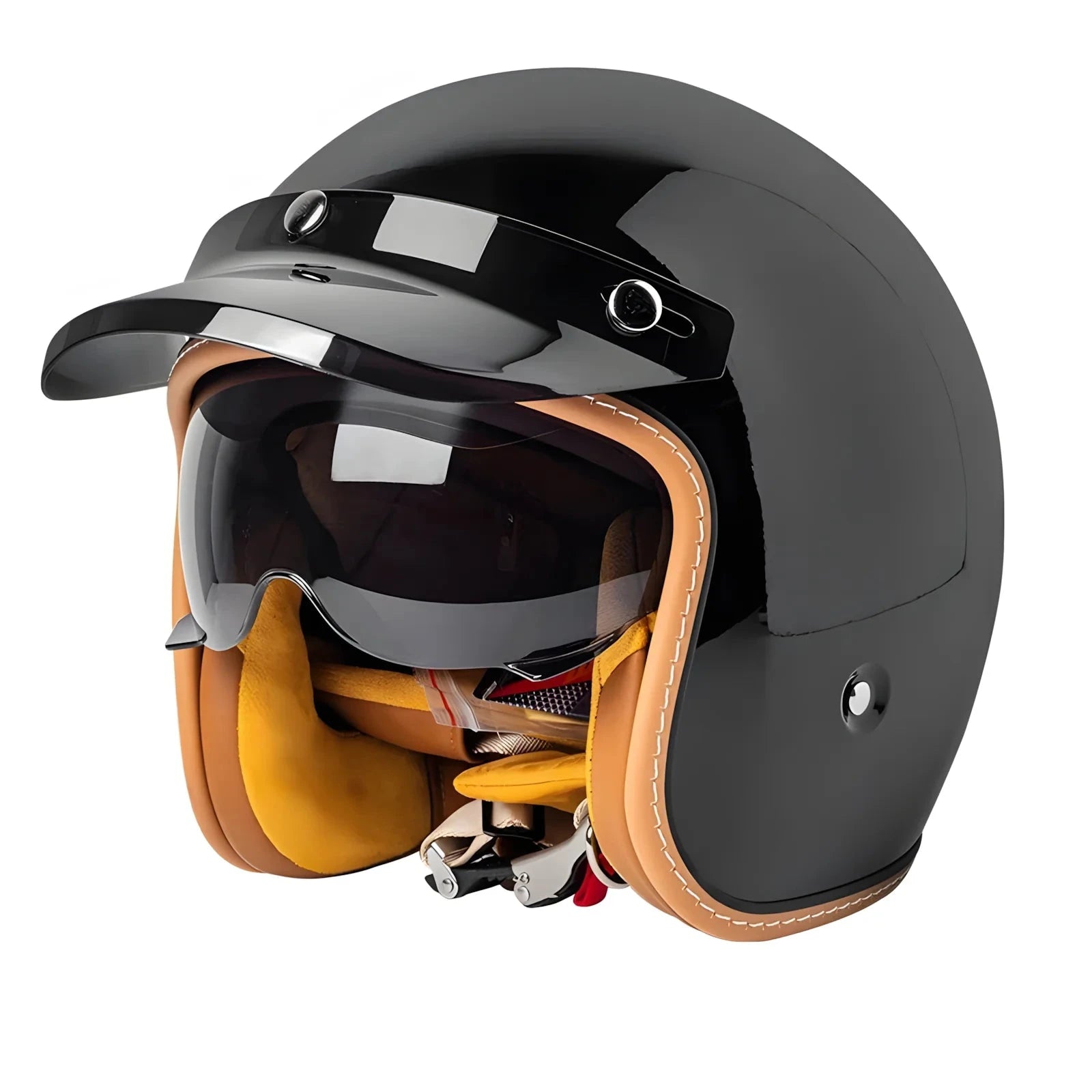 The Street King | Vintage Open Face Helmet – DOT & ECE Approved TARHUS