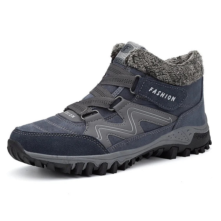 Orthopedic Shoes Men Anti-collision Hiking Ankle Sneakers Suede Outdoor