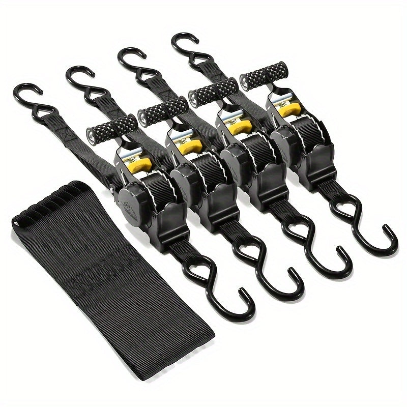 Heavy-Duty Retractable Cargo Strap – 3m+ Auto Take-Up Tie Down Strap for Towing, Camping & Car Racks | No Assembly, Fast Release