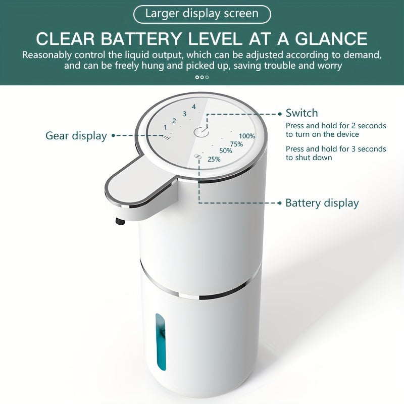 Automatic Touchless Soap Dispenser 380ml for Bathroom or Kitchen Use - TARHUS