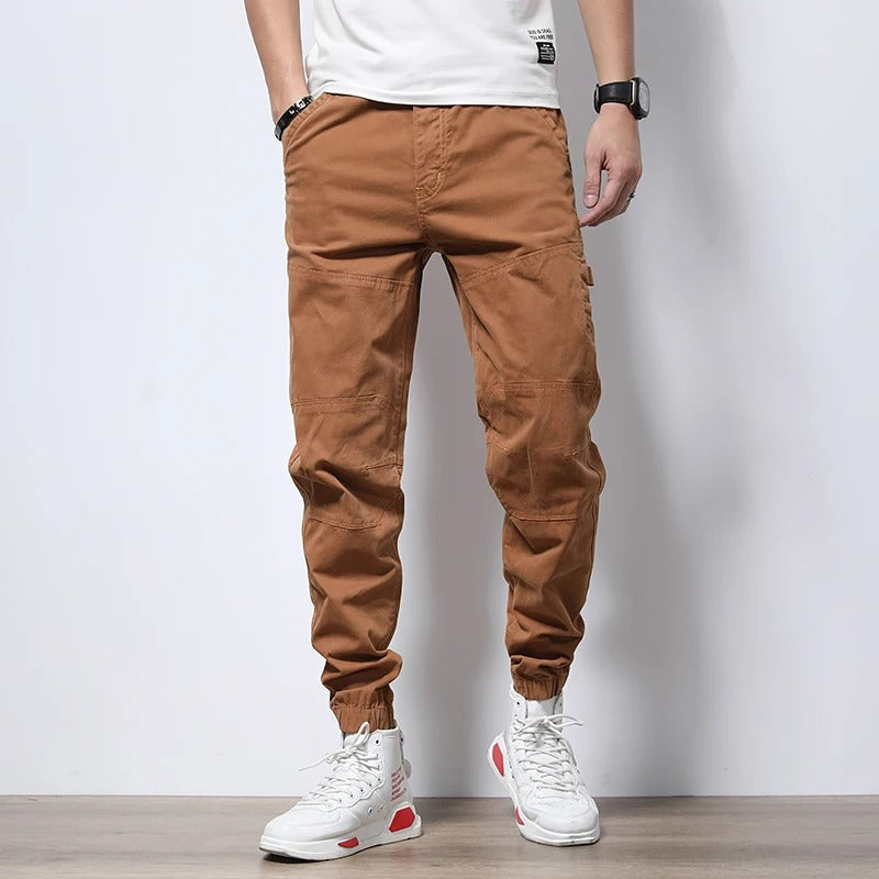 Men's Urban Cargo Joggers – Pants with Zipper Pockets for Work, Travel & Streetwear TARHUS